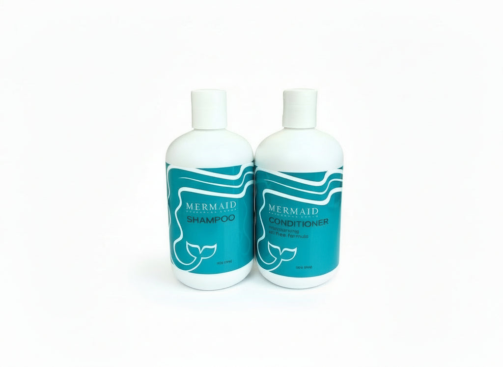 Hair Extension Shampoo & Conditioner 16oz Combo Pack – Mermaid ...